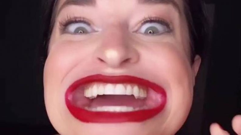 The woman with the biggest mouth in the world became a TikTok sensation during the pandemic