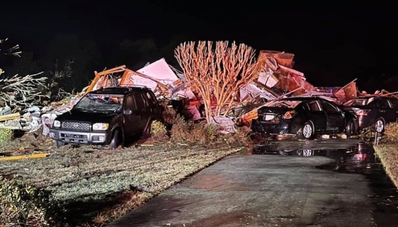 In North Carolina, a tornado killed 3 people